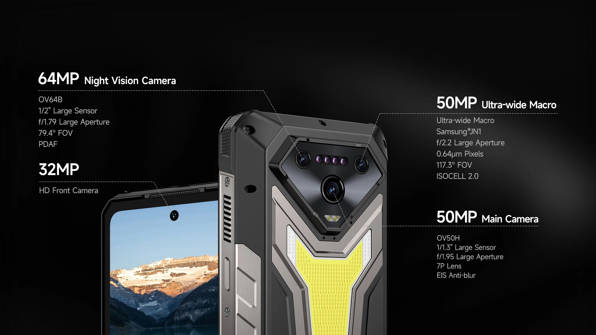 Ulefone Armor 34 Pro Plus 5G AI Rugged Phone  6.95