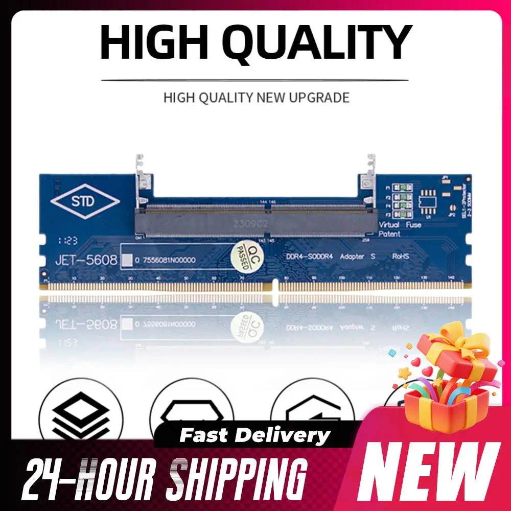 1-5PCS Laptop To Desktop Memory RAM DDR3 DDR4 Memory Adapter Connector Card SO-DIMM To PC DIMM Card DDR3 DDR4 Memory Adapter Sti