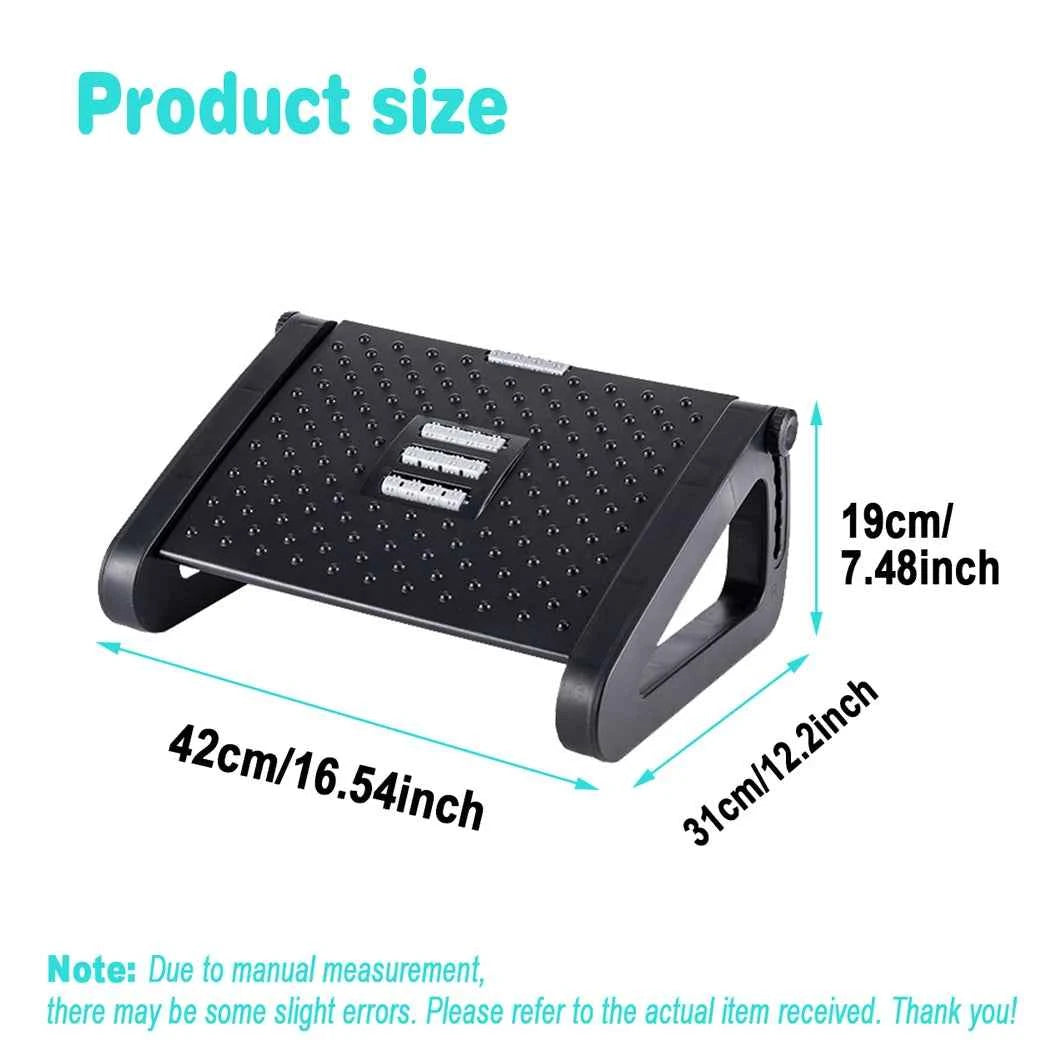 1pc Foot Rest, Adjustable Foot Rest for Under Desk at Work, Ergonomic Foots Stool for Under Office Desks