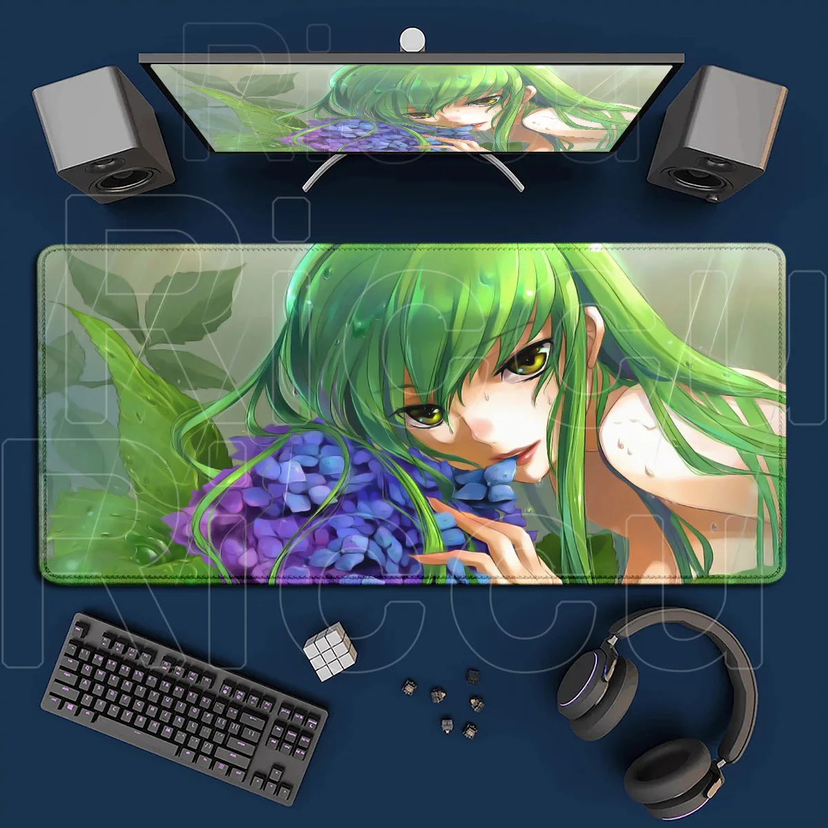 Code Geass Desk Mouse Pad XXL HD Printing Laptop Keyboard Mat Table Protector Carpet PC Gaming Accessories Lelouch CC Pretty Rug