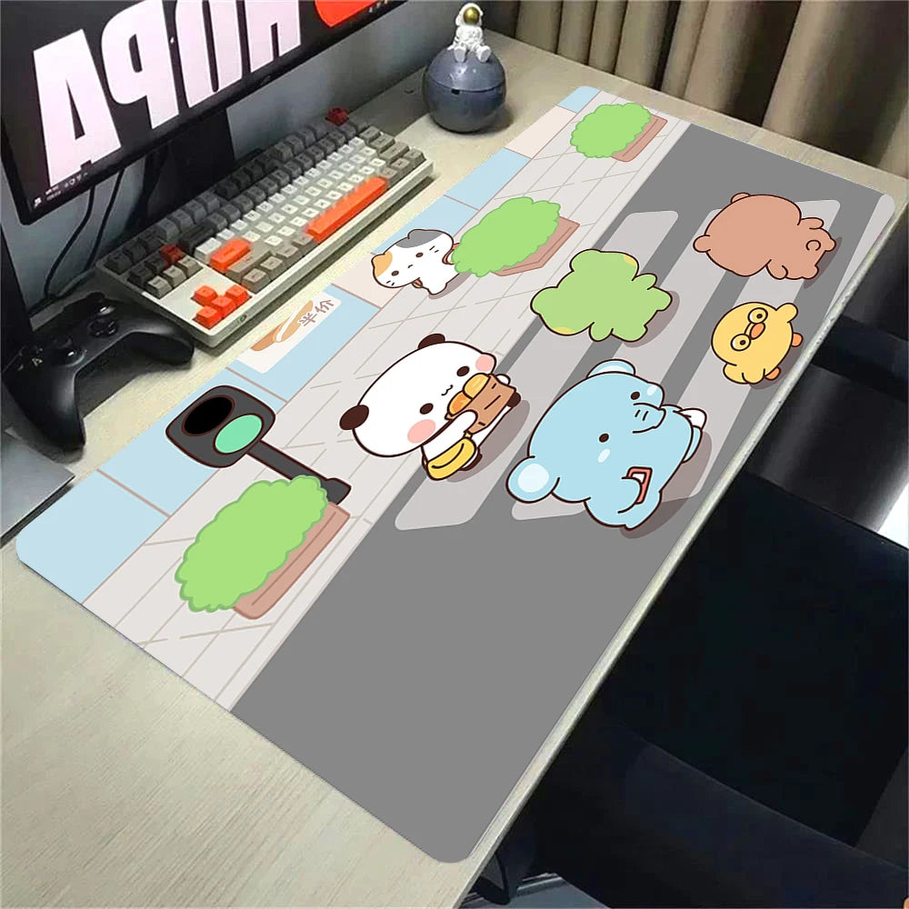 Bubu Dudu Gamer Deskmat Xxl Mouse Pad Anime Computer Table Mat Pc Gaming Accessories Mousepad Large Mats Office Mause Pads Setup