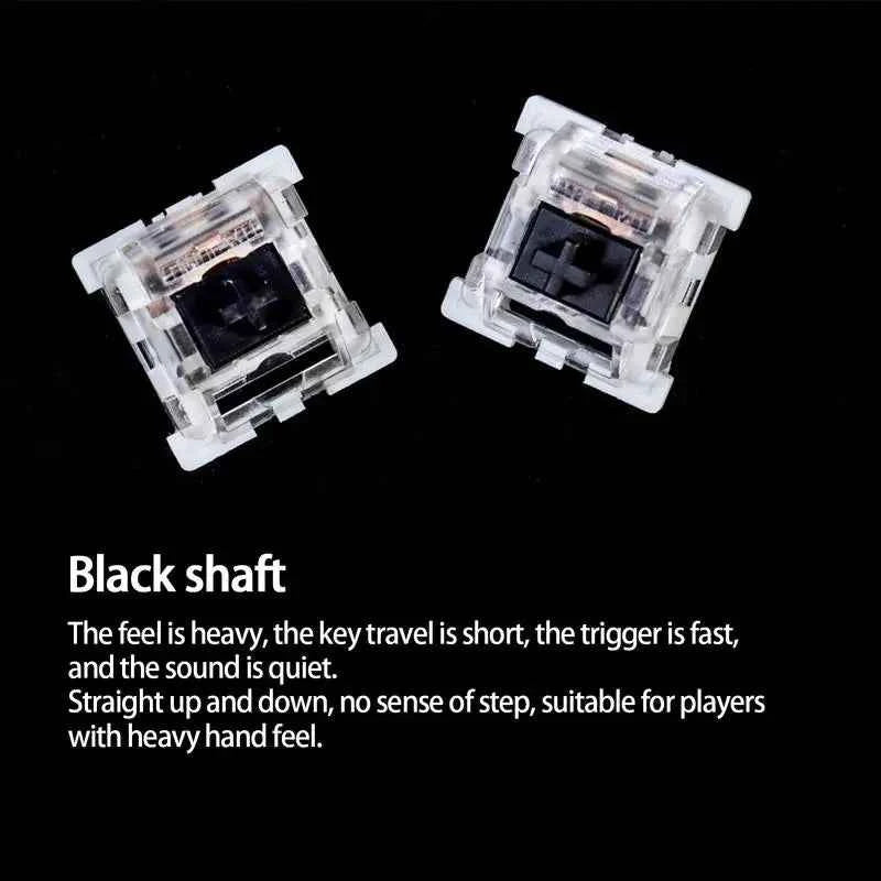 30Pcs Switch Mechanical Keyboard Switch 3Pin Clicky Linear Tactile Silent Switches RGB LED SMD Gaming for MX Switch