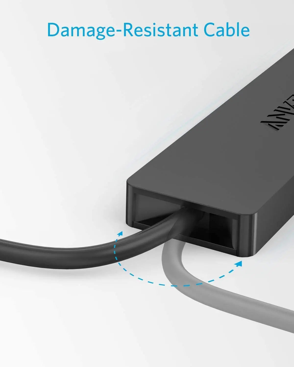 Anker 4-Port USB 3.0 Hub Ultra-Slim Data USB Hub with 2 ft Extended Cable SuperSpeed Data