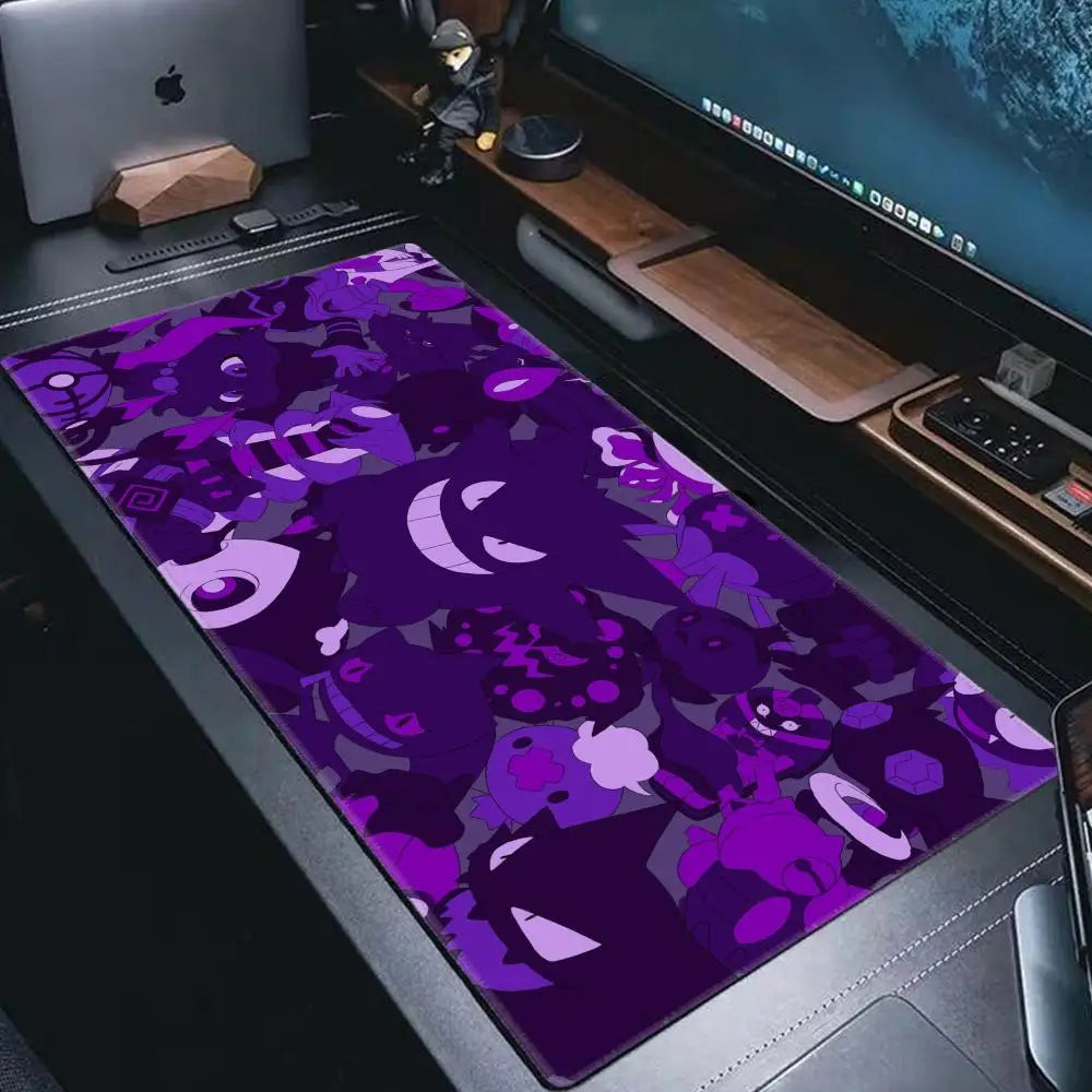 P-Pokemon-Gengar Grande Mousepad Large Gaming Mouse Pad LockEdge Thickened Computer Keyboard Table Desk Mat - WinSupport Tech