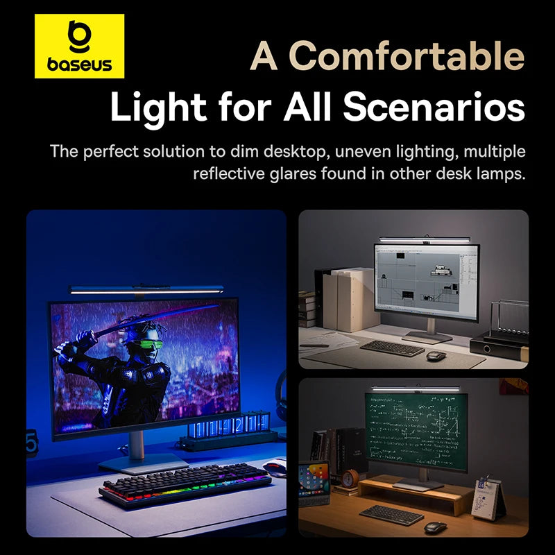 Baseus i-Wok 3 Series Magnetic Computer Screen Light - WinSupport Tech