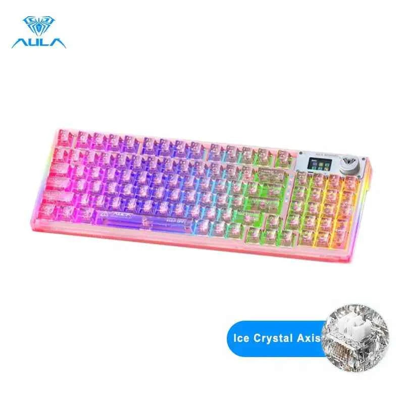 AULA F98PRO (Transparent) Wireless Mechanical Keyboard