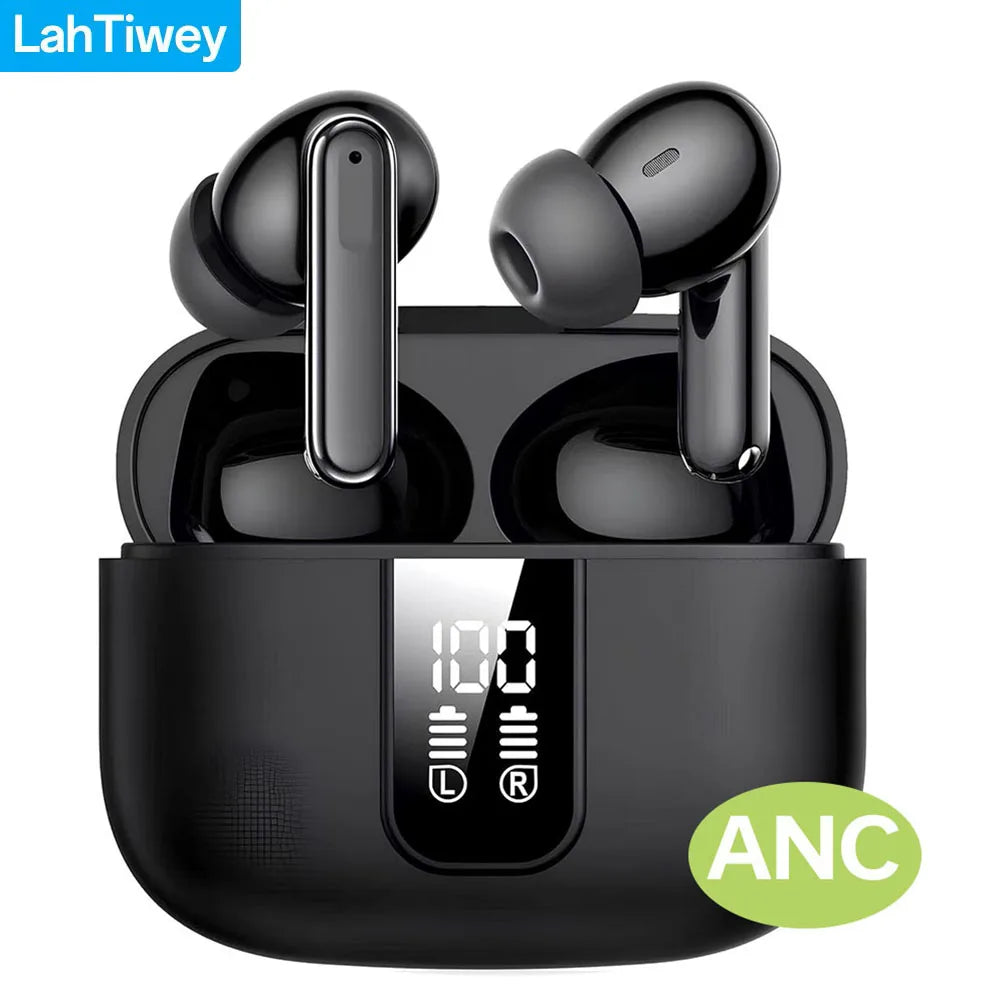 Hybrid Active Noise Cancelling Wireless Earbuds Bluetooth Earphones,in Ear Wireless Headphones ANC, TWS Bluetooth 5.3 Headsets