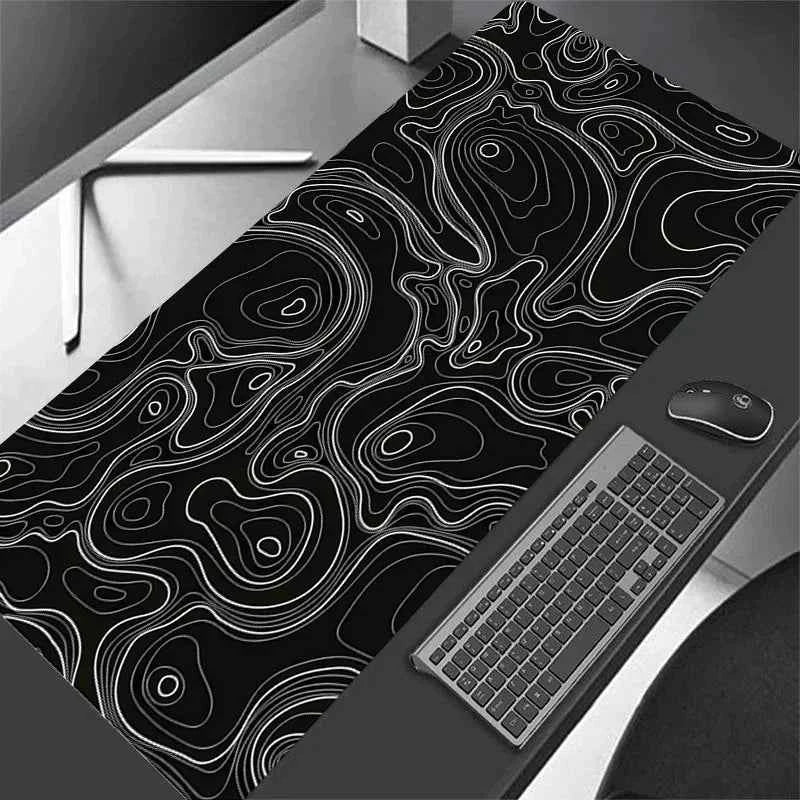 Computer Mouse Pad Strata Liquid Gaming PC Deskmat Laptop Pc Accessory Non-slip soft Mat XXL size Mousepad Large 900x400 Mats