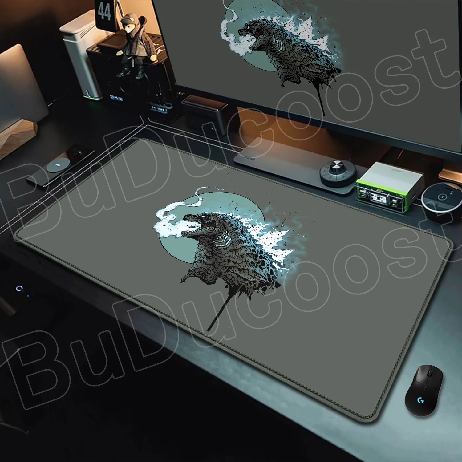G-Godzillaes Mouse Pad Personalized Pattern 900x400mm XXL Lockedge Office Laptop Game Computer Desk Mat Table Keyboard Mouse Pad