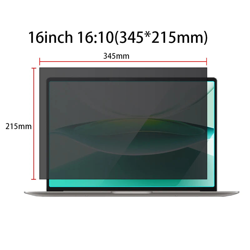 for 13/14/16/17/18 inch laptop privacy film customized size anti reflection and anti blue light radiation screen protector film