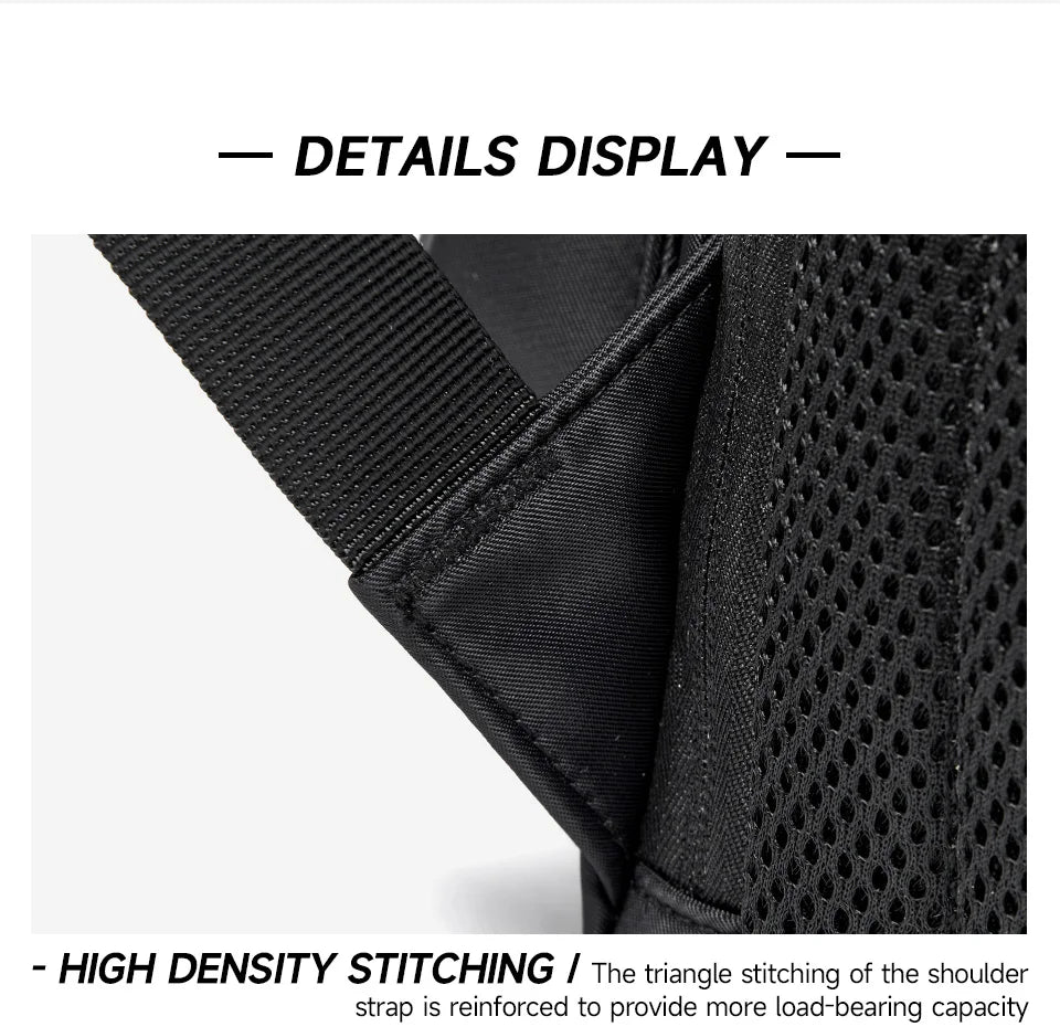 Large Capacity Laptop Backpack Travel Business Men Backpack  Oxford Waterproof With Anti-Theft Zipper Bag Fit Explorer Hiking