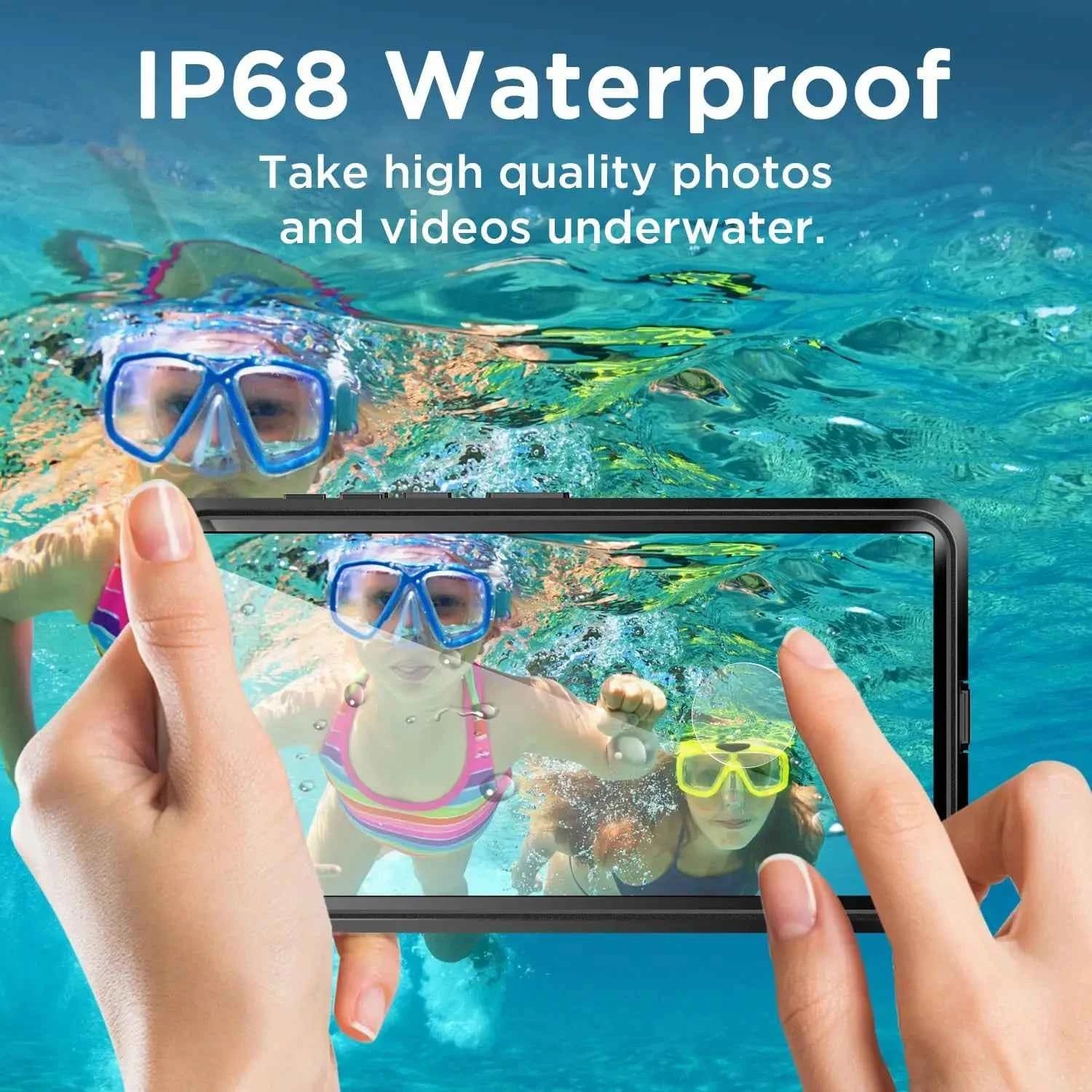 For Samsung Galaxy S26 Ultra S25 Plus S24 S23 Case Waterproof Magsafe Snow Dust Shock Proof 360° Underwater IP68 Certified Cover