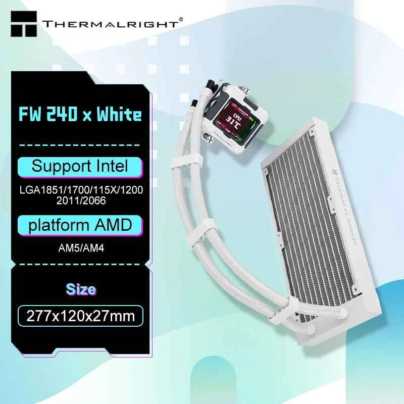 Thermalright FW 240X No fan version, All-in-one, water-cold radiator, 2.4 -inch LCD display