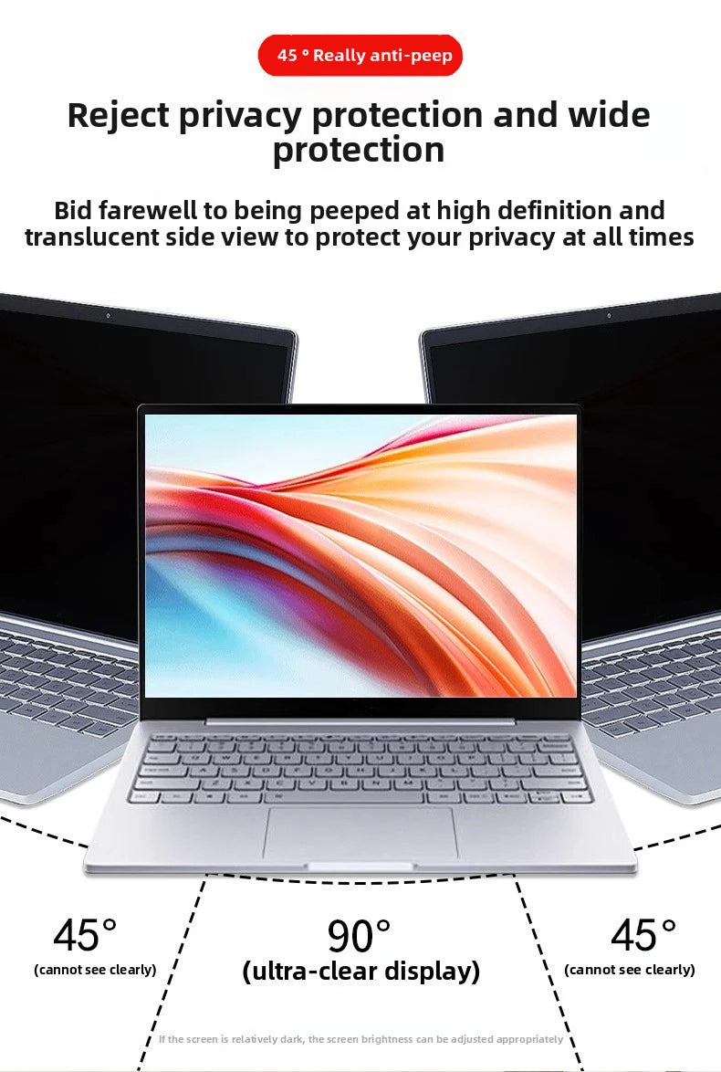for 13/14/16/17/18 inch laptop privacy film customized size anti reflection and anti blue light radiation screen protector film