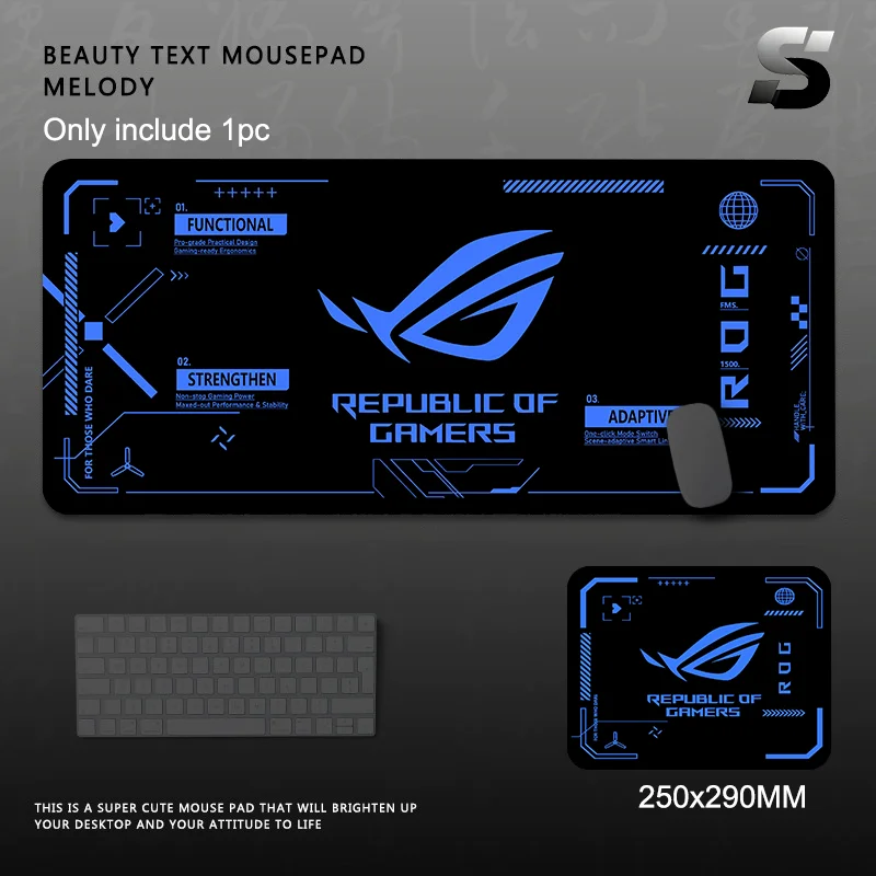 Gaming Mats Large Extended Pad for ASUS Rog Mouse Pad Gamer PC Computer Keyboard XXL Desk Mat Offices Interior Accessories Rug