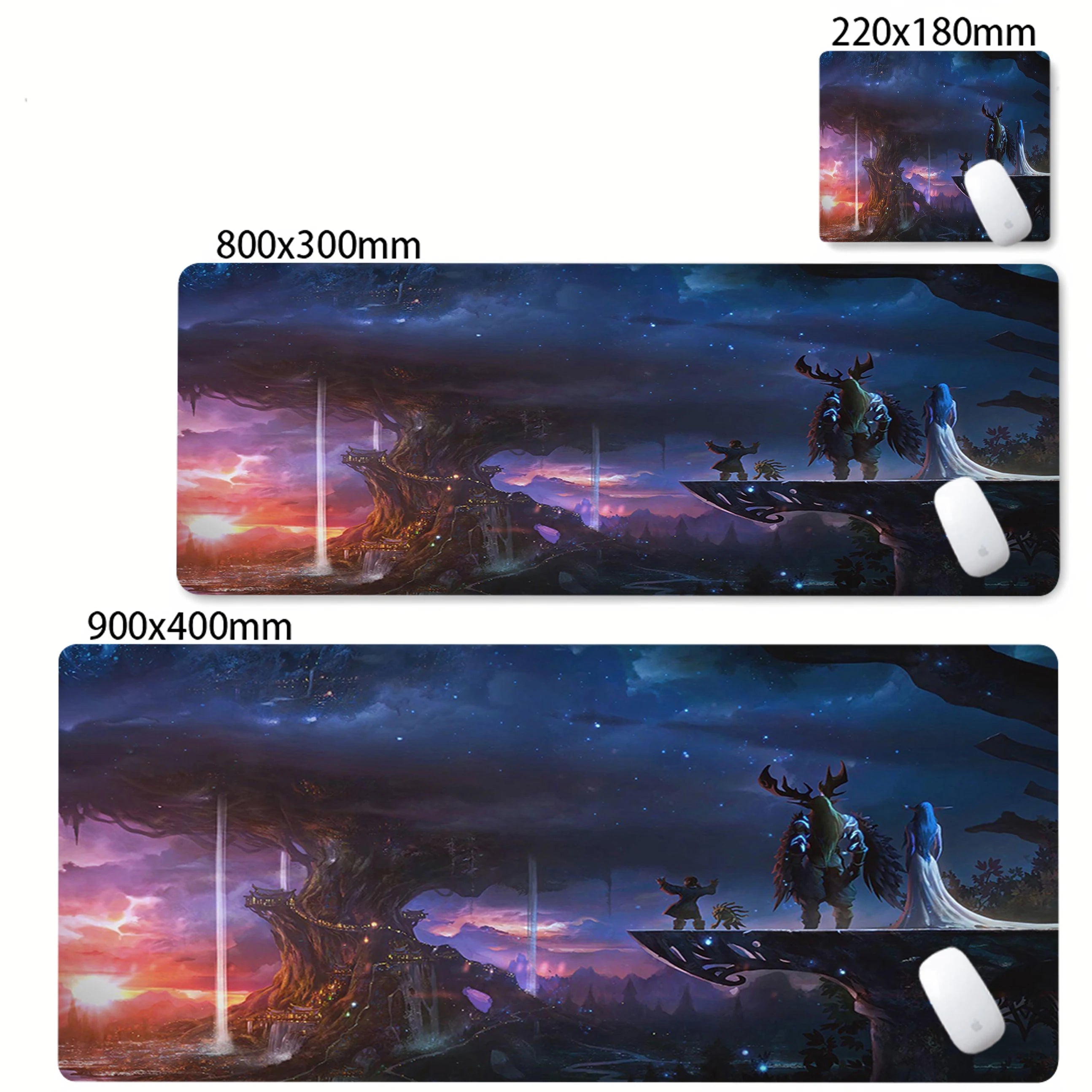 Laptop XXL Game Cabinet Desk Mat Carpet World of Warcraft Lich King Mouse Pad PC HD Anime Gaming Accessories Keyboard Mousepad