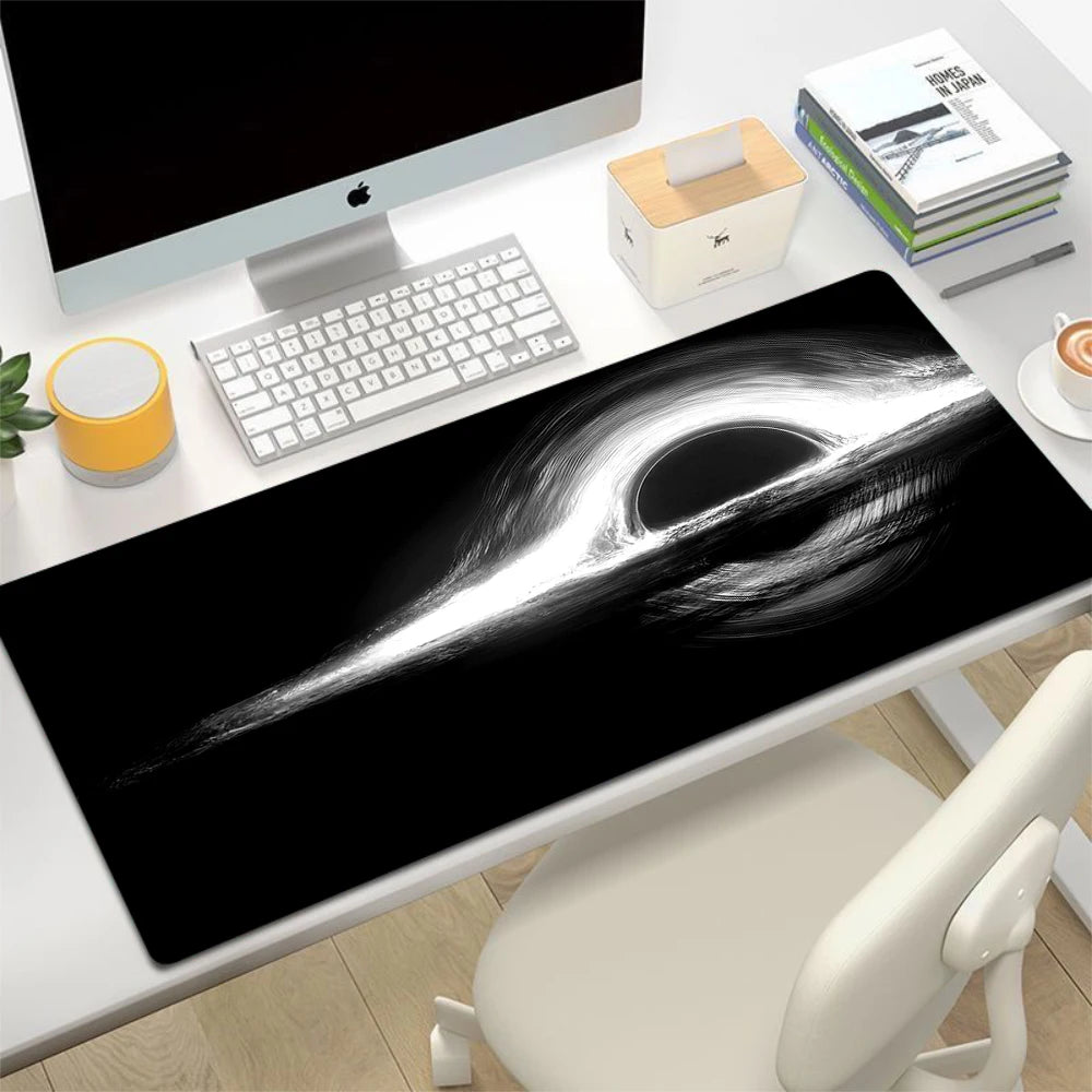 Space Earth Starry Sky Mouse Pad Gamer Pc Gaming Accessories Rubber Mat XXL Space Deskmat Keyboard Cabinet Mause Laptops Mats