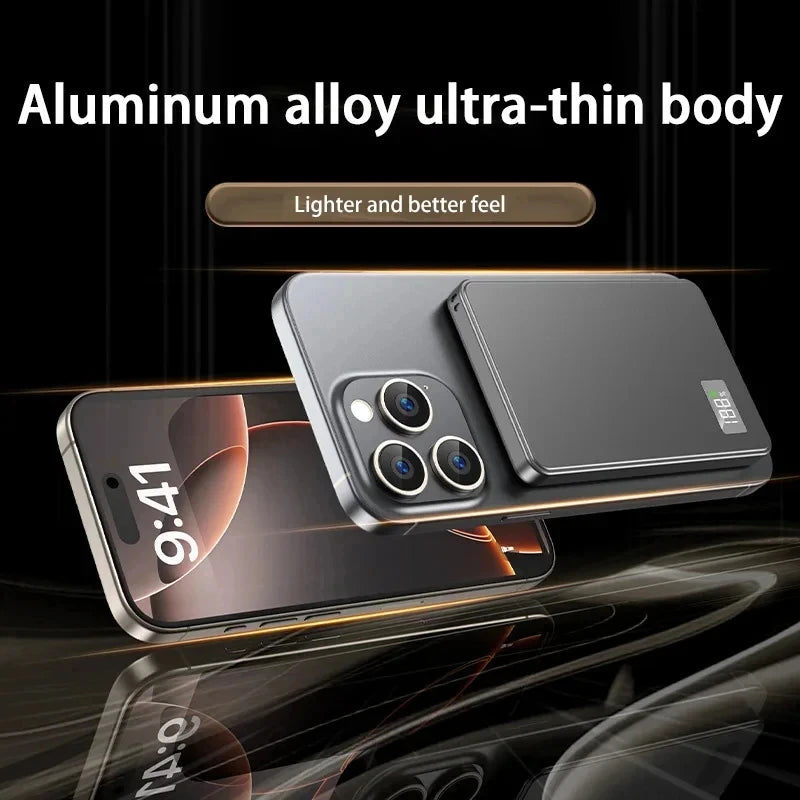 Wireless Magnetic 500000mAh Power Bank Fast Charging Portable PD22.5W External Battery for Magsafe for iPhone17 Samsung Xiaomi