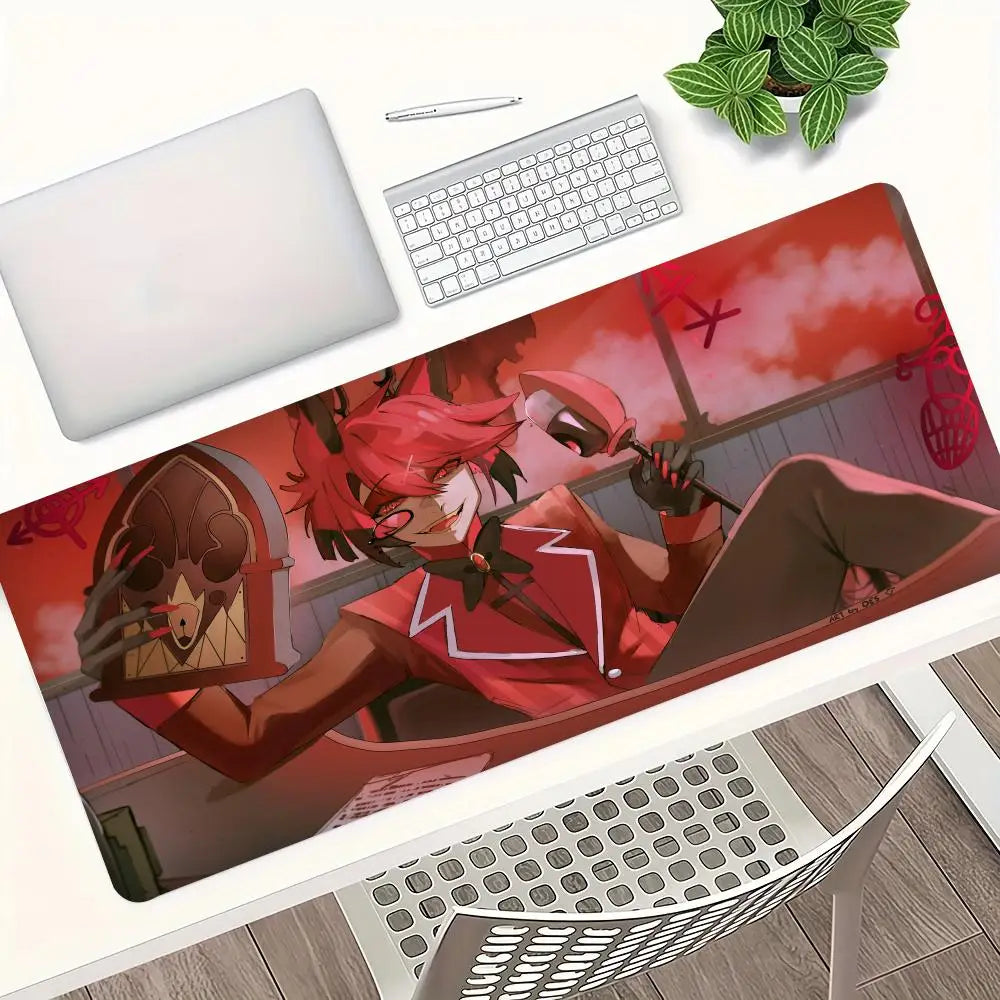 Mouse Pad H-azbin H-otel Player Computer Accessories Mousepad Laptop Keyboard Pad PC Tablemat Carpet Anime XXL Gamer DeskMat