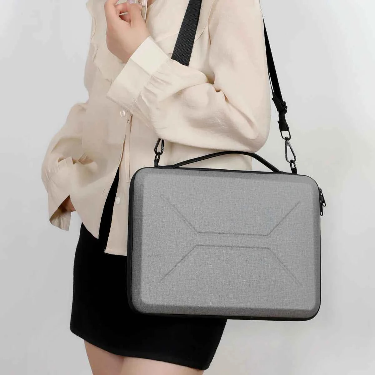 Hard Shell Single-Shoulder Laptop Sleeve 14inch Computer Protective Case Suitable for Apple MacBook Pro 13.3inch Air 13.6inch M3 Huawei 15 Lenovo 15.4 Xiaoxin 15 Men's 15.6
