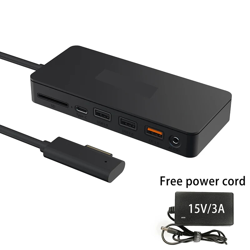 12 in 1 Surface Multi-function docking station Type-c converter usb hub computer expansion dock card reading Splitter Extender