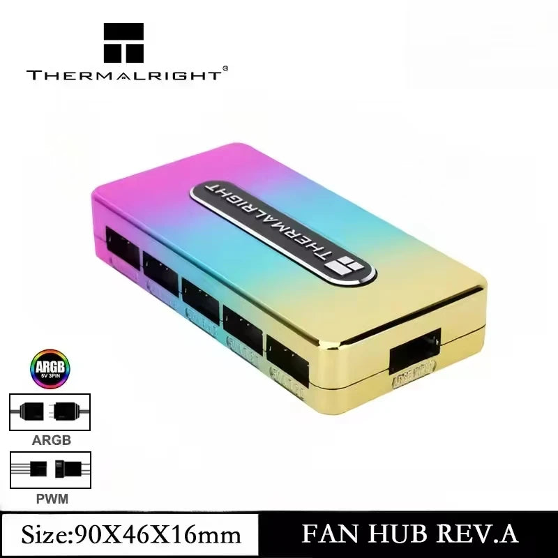 Thermalright TL-ARGB HUB Controller REV.A 10 port ARGB Lighting Hub SATA powered ARGB signal sync