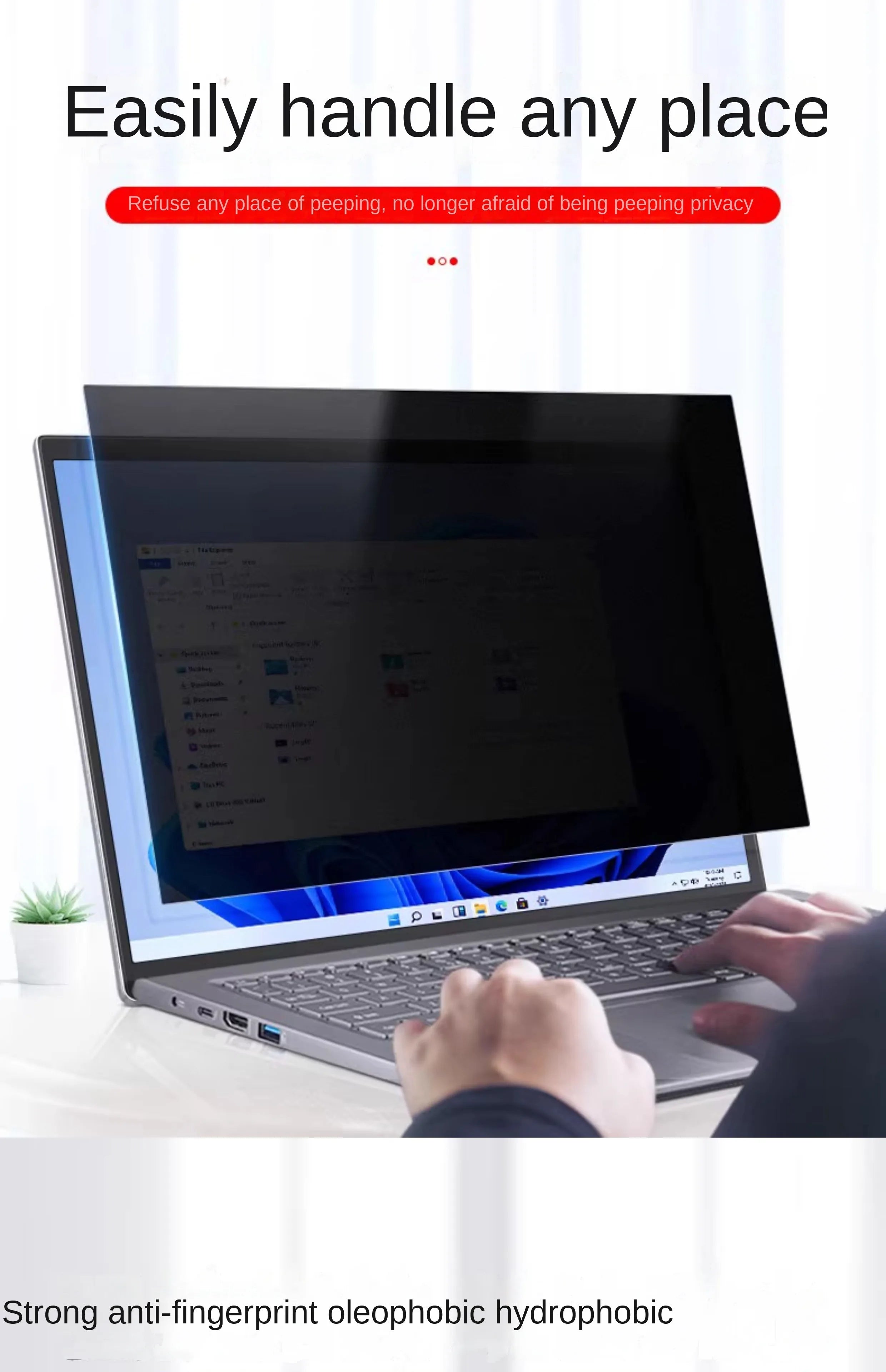 For 2026 ROG Flow Z13-KJP laptop anti-spy privacy film 13.4 inch GZ302EAC-XS99 anti-radiation computer anti-peep film matte