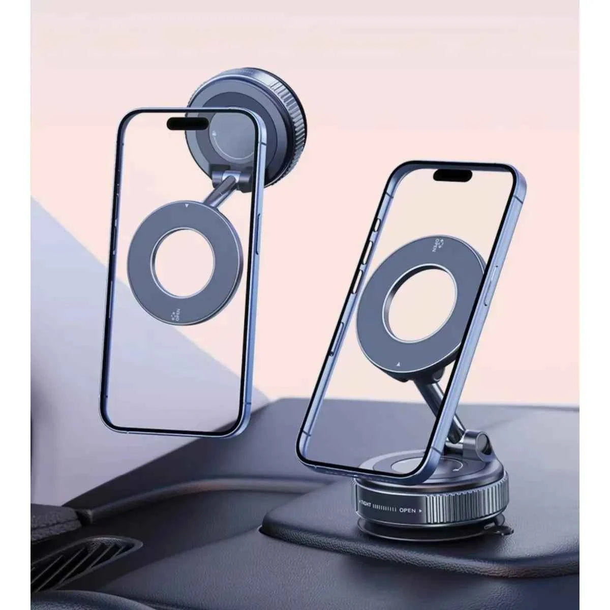Mobile phone magnetic stand for desktop; 360° rotating magnetic adsorption stand; universal mobile phone holder