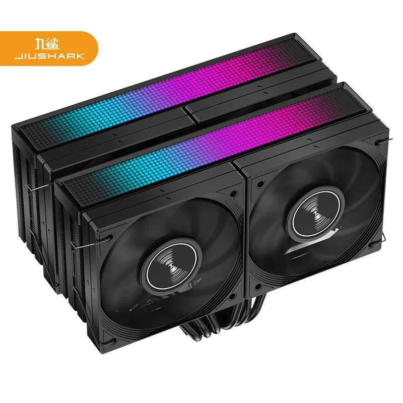 JIUSHARK CPU Cooler JF15K Dual Tower 10CM & 4 Fans