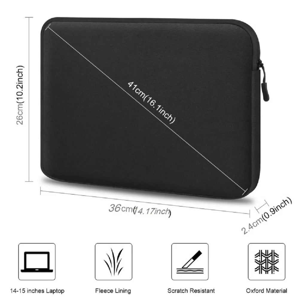 HAWEEL 11 13 15 16 inch Laptop Sleeve Case Notebook Case Tablet Sleeve Zipper Carrying Bag For Macbook Air Pro Pouch Skin Cover