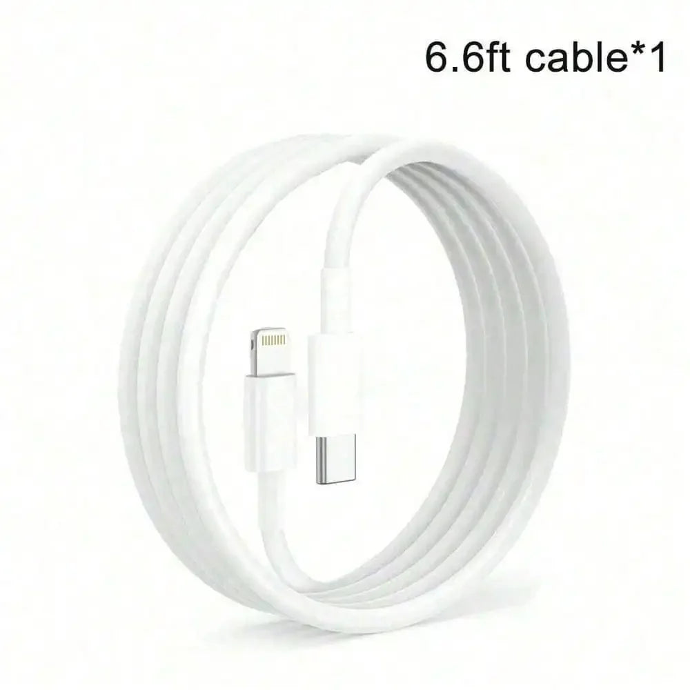 30W Charger Kit 30W Fast Charging Adapter + 3.3ft/100cm High-Efficiency Data Sync Fast Charging Cable Compatible With