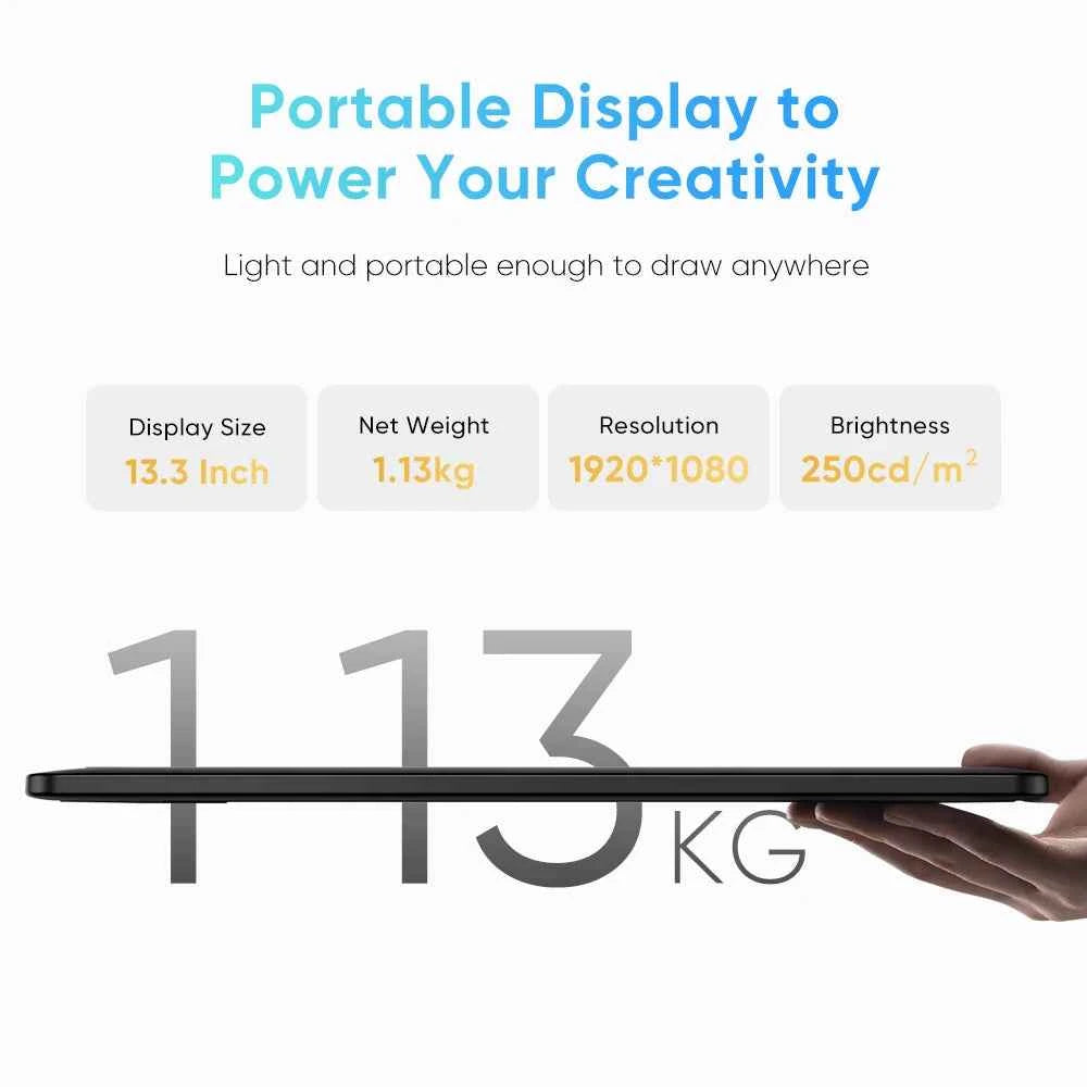XPPen Artist 13.3 Pro V2 Graphics Tablet Drawing Monitor 13.3