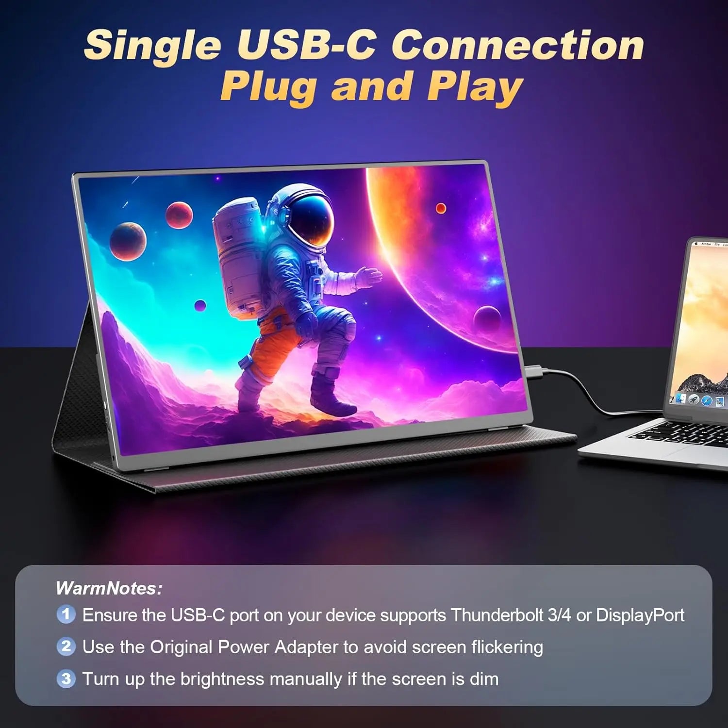 UPERFECT 4K Portable Monitor 18.4