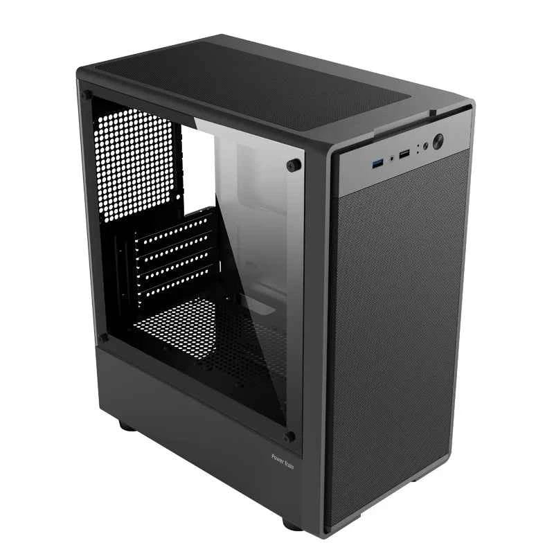 Power Train Flying PC gaming case E-sports case MATX USB3.0 Support SFX/ATX power supply Iron net heat dissipation Computer Case