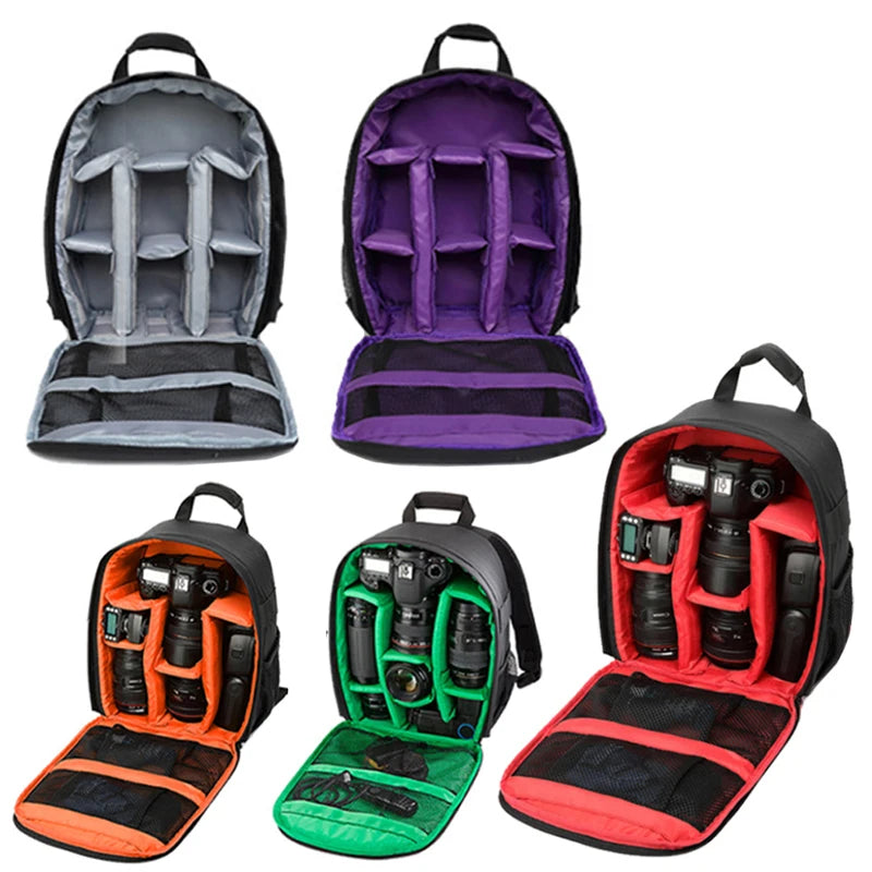 Outdoor Camera Backpack Video Digital Shoulder Camera Bag Waterproof Photo Knapsack Case DSLR For Canon For Nikon For Sony