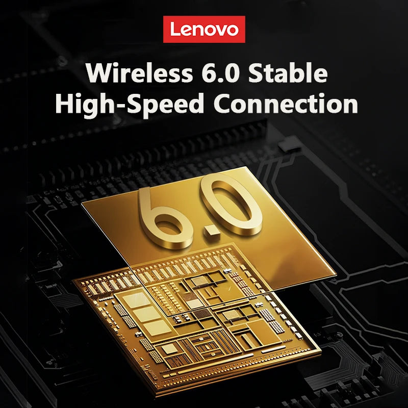Lenovo LE203 Wireless Bluetooth 6.0 Sleep Headphones Small Lightweight Comfortable In-Ear Earphone Long Battery Life With Mic