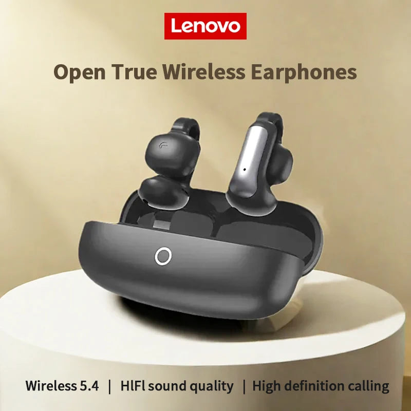 Lenovo EA400 OWS Wireless Bluetooth Earphones Noise Reduction Gaming Headphones HlFl Sound Quality Ear Clip for Xiaomi Phone