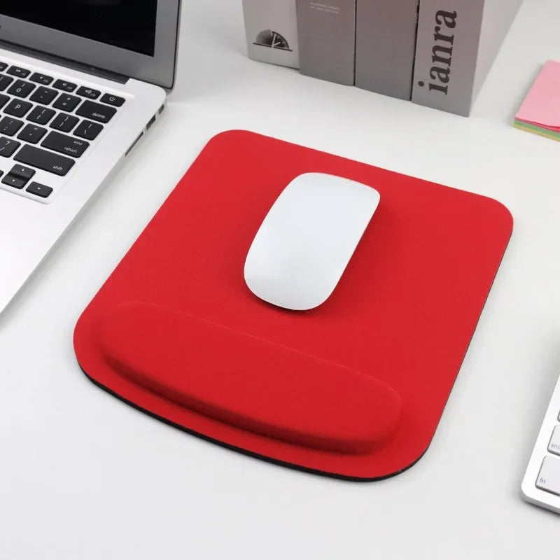Environmental Eva Ergonomic Mousepad Computer Game Mouse Pad Wrist Pad Comfortable Mouse Mats For Office Home Solid Color