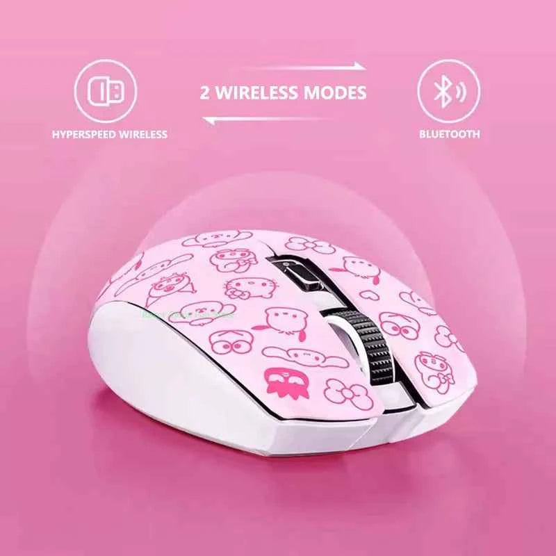 Razer Hello Kitty and Friends Edition Dual Wireless Gaming Mouse HyperSpeed Wireless and Bluetooth 60g Ultra-Lightweight Design