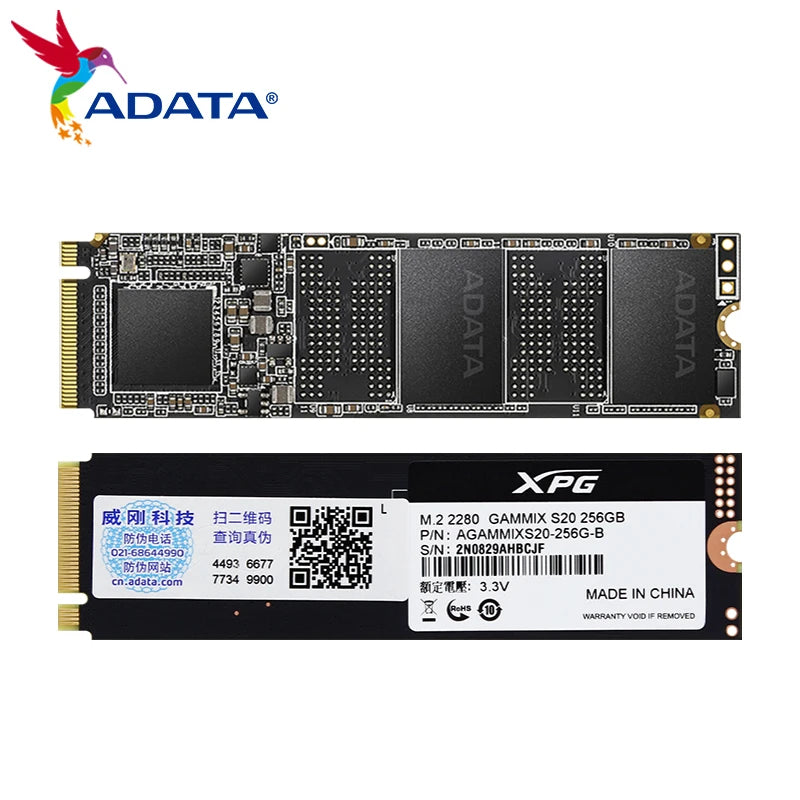 Original ADATA XPG GAMMIX S20 1TB PCIe Gen 3x4 M.2 SSD Internal Storage Disk 512GB 256GB 2T Solid State Drive For Laptop/Desktop - WinSupport Tech