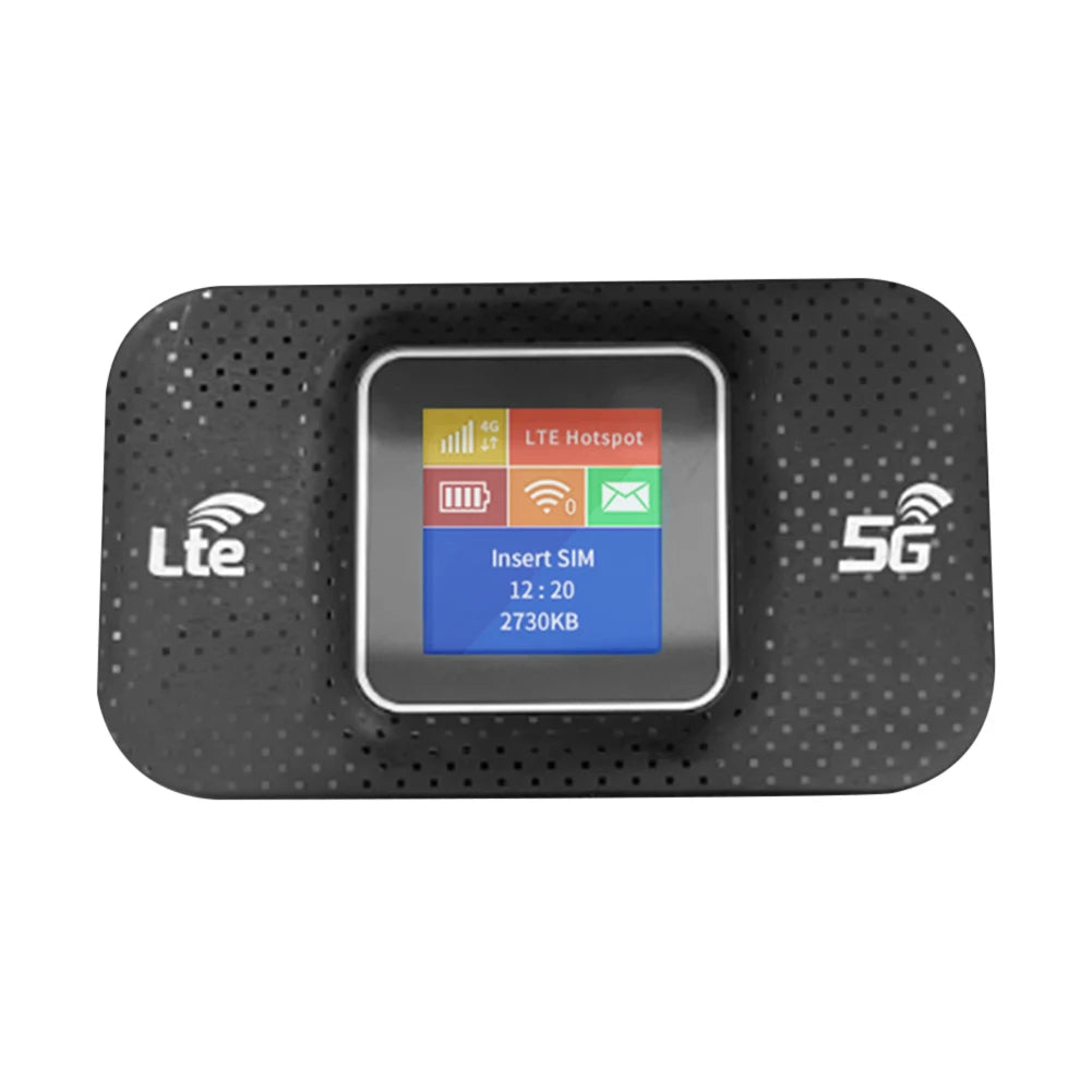 4G/5G LTE Wireless WiFi Router 150Mbps Colorful LED Display Mobile WIFI Router MiFi Modem Mobile Wifi Hotspot with Sim Card Slot