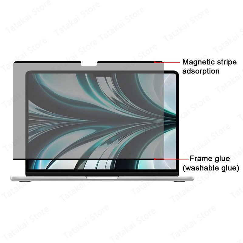 Magnetic Privacy Screen Protector for Macbook 12 Screen Protector A1534 A1931 Anti-spy Film Privacy Protection Removable 12 inch