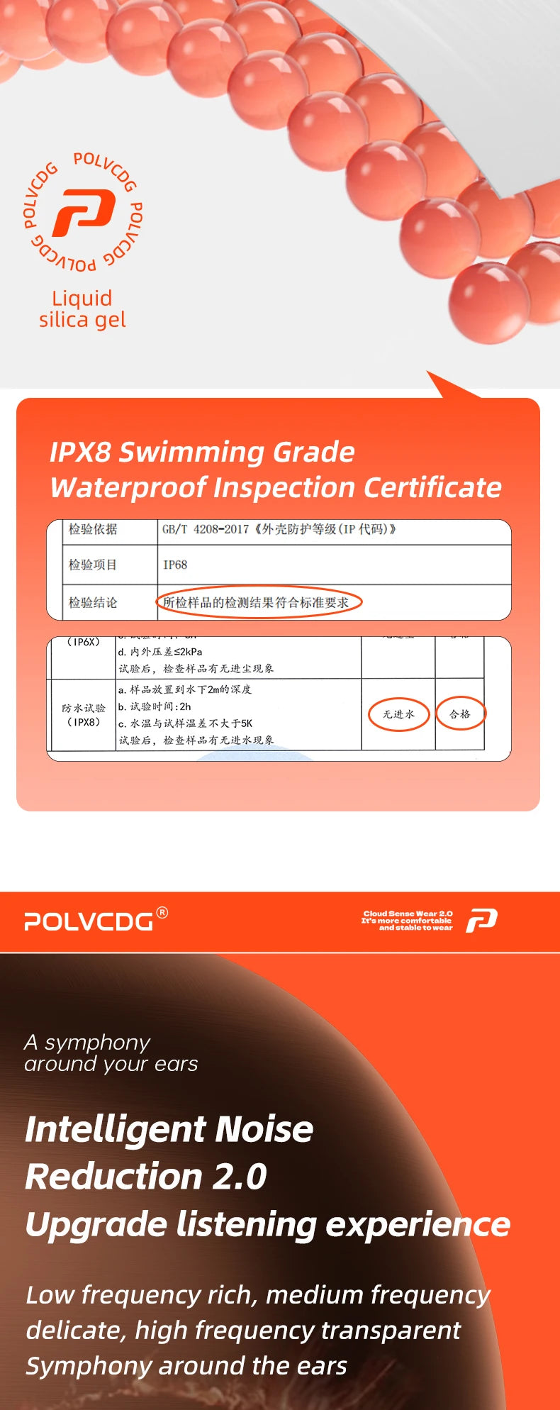 POLVCDG bone conduction earphones IPX8 waterproof 32GB memory Bluetooth 5.4 silicone material 2024 new product X16