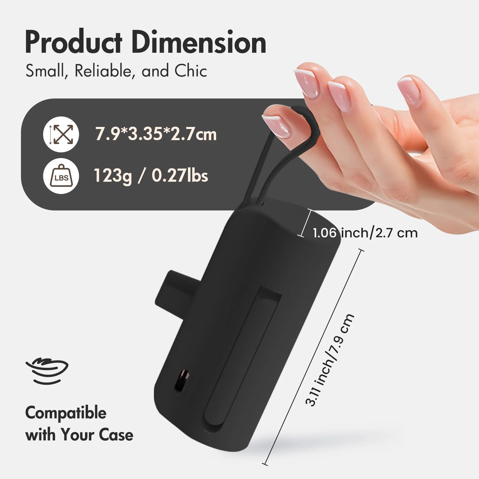 MIni Power Bank 4500mAh Fast Charging 10W Portable Type-C External Battery Charger For Huawei Samsung iPhone Powerbank