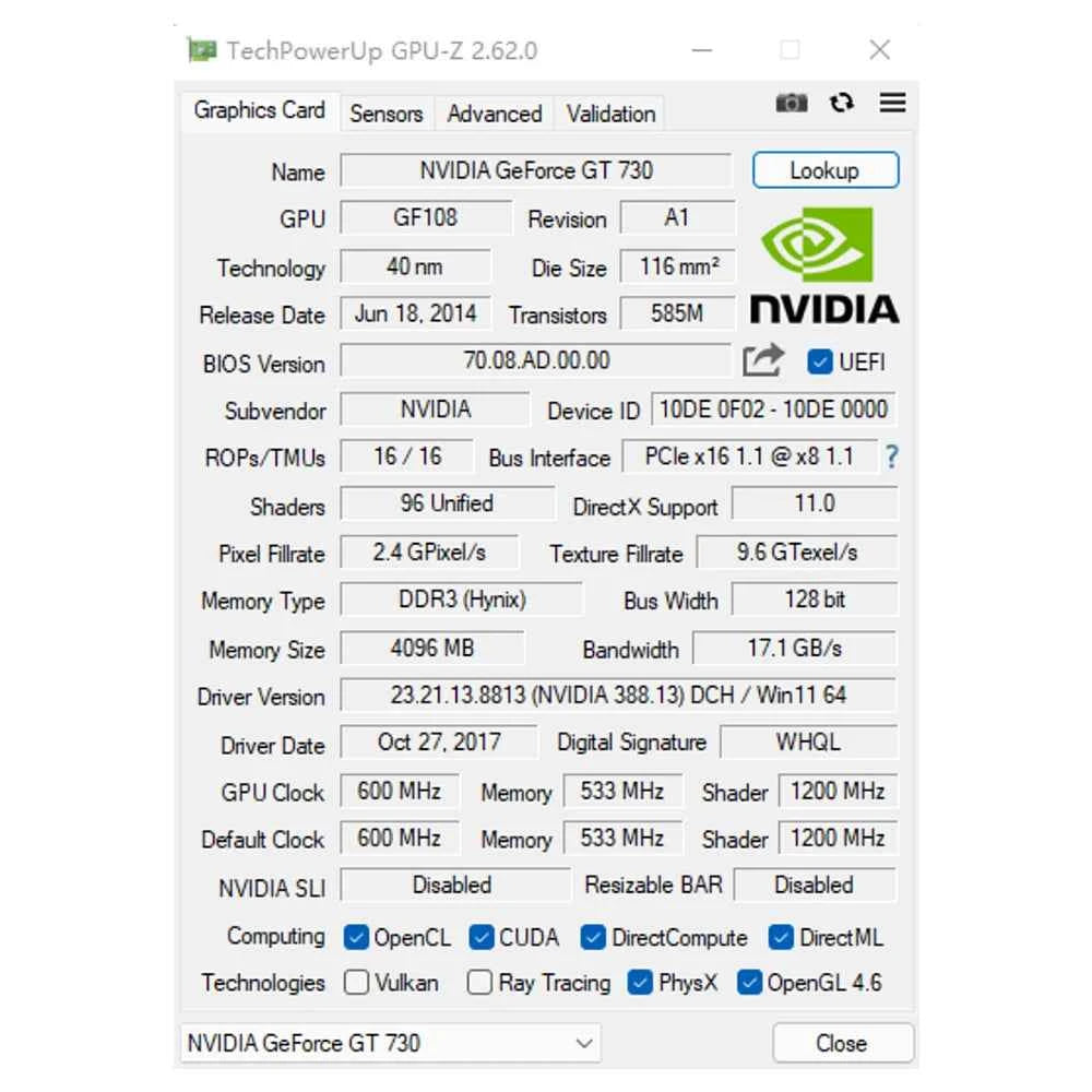 SOYO GT730 4GB Half-height Graphics Card GDDR3 GPU 128Bit HDMI compatible PCI-E 3.0 Placa De Video for Desktop Computer
