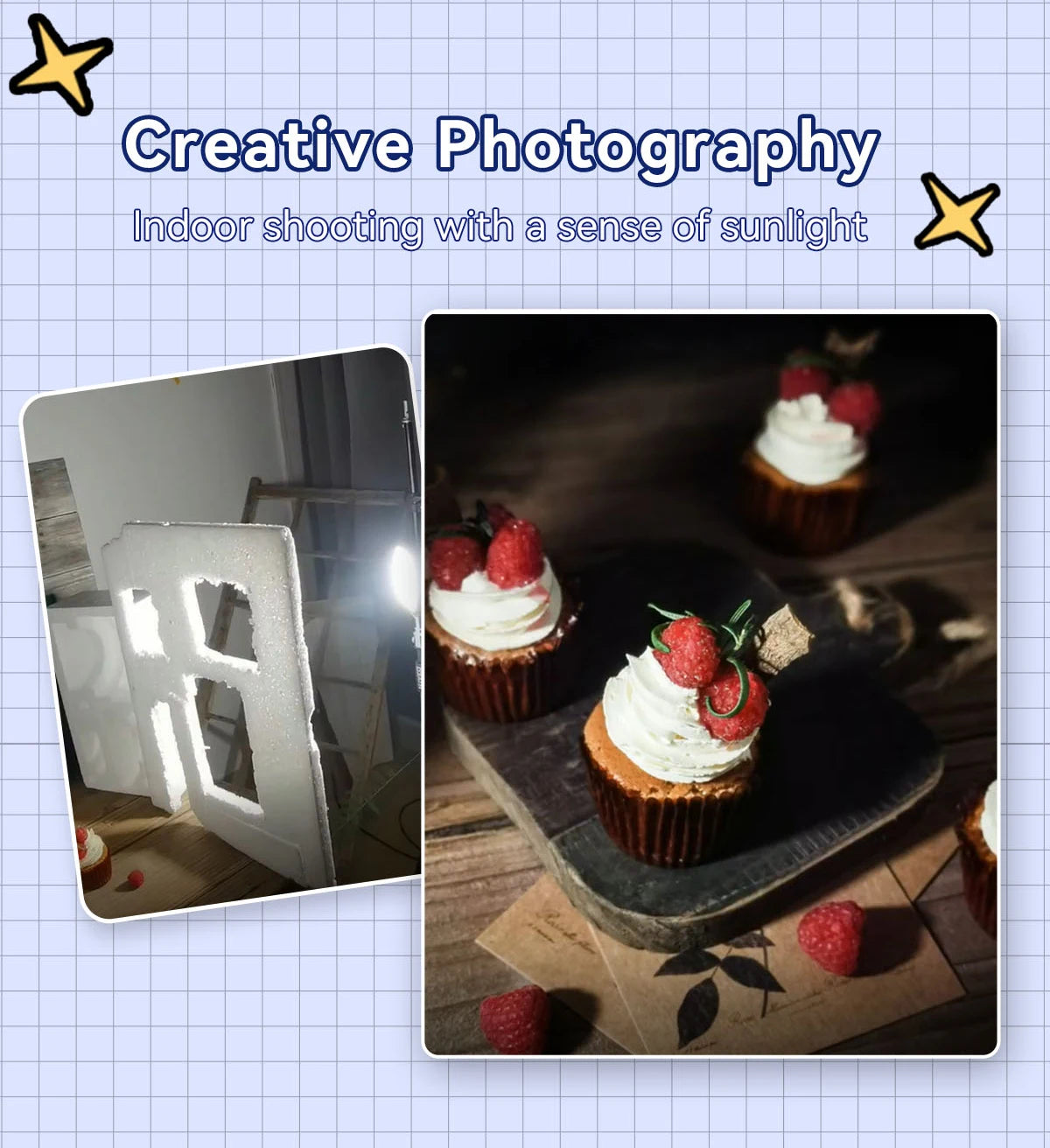 SmallRig P96 LED Video Light  Mini LED Camera Lights 2200mAh 6500k Zoom Photo Video Lighting for Youtube Tiktok Vlog Fill Light
