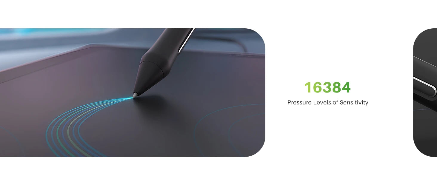 HUION Kamvas Pro 16 Graphics Tablet Display 120%sRGB Drawing Pen Tablet Monitor 8192 Levels Tilt Function Stylus Shortcut Keys