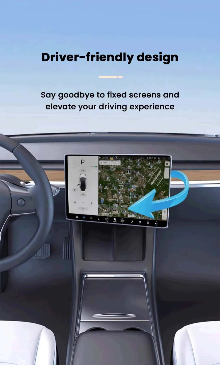 2026 New V2 Screen Swivel Mount Kit 4-Direction Rotation Bracket for Model 3 / Y/ 3 Highland / Y Juniper LHD Holder Accessories