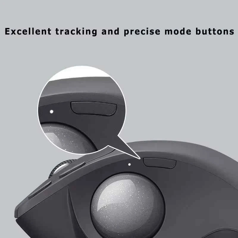 Mouse Logitech MX ERGO S Ergonomic Mouse Trackball Mouse Wireless Bluetooth Quick Charging with Unifying Receiver Office work
