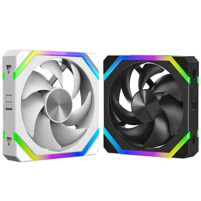 JUMPEAK CS120 ARGB Cooling Fan, 360mm/240mm, Modular Stackable Splicing PWM Silent RGB Fans For Gaming PC Case